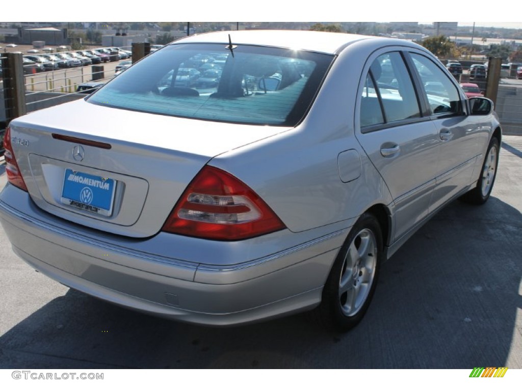2001 C 320 Sedan - Brilliant Silver Metallic / Charcoal Black photo #9