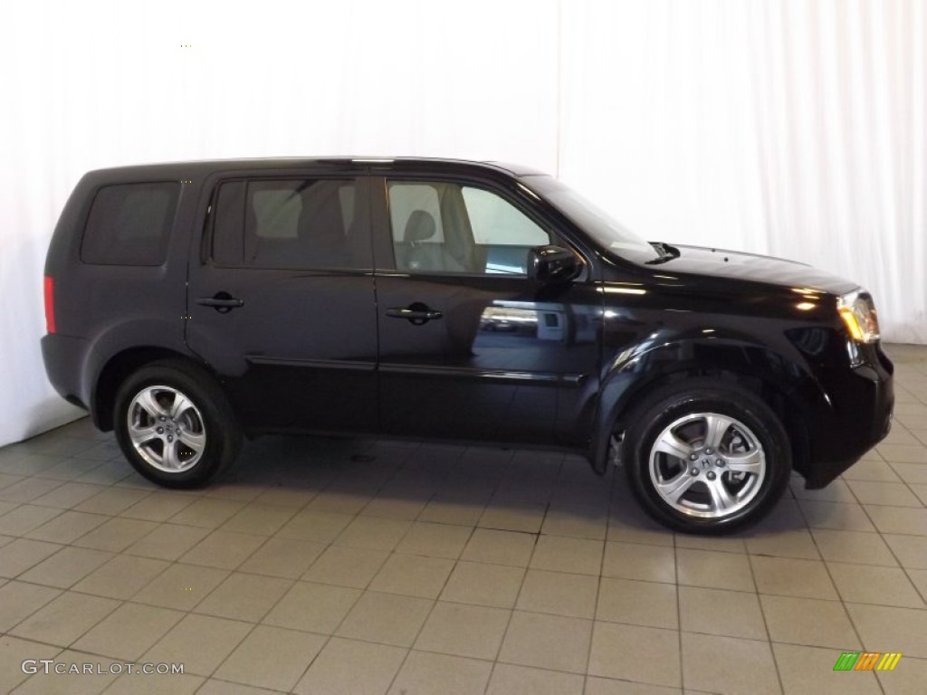 Crystal Black Pearl 2012 Honda Pilot EX-L Exterior Photo #88708499