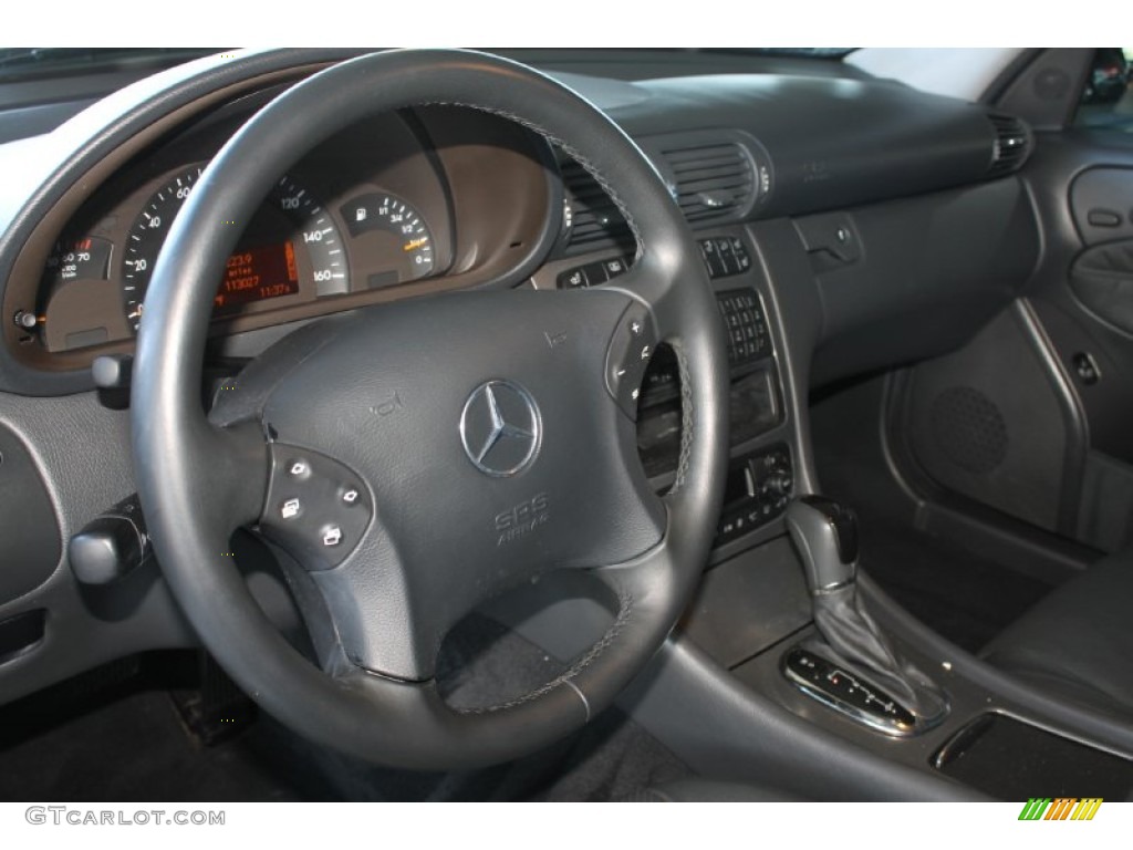 2001 C 320 Sedan - Brilliant Silver Metallic / Charcoal Black photo #15