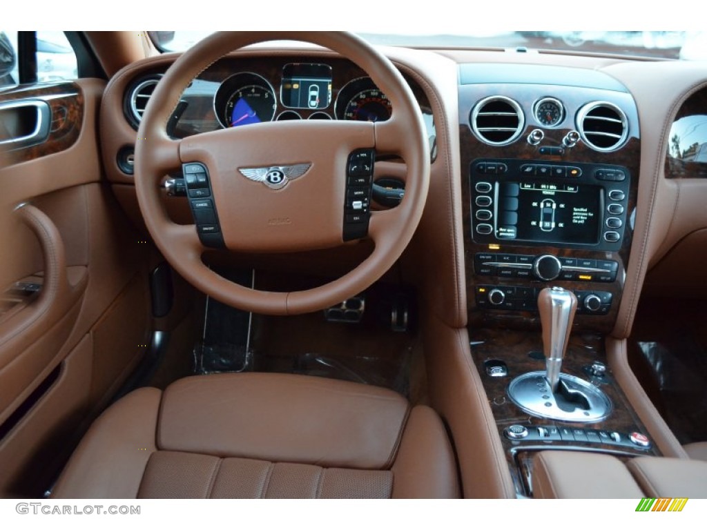 2006 Bentley Continental Flying Spur Standard Continental Flying Spur Model Cognac Dashboard Photo #88708927