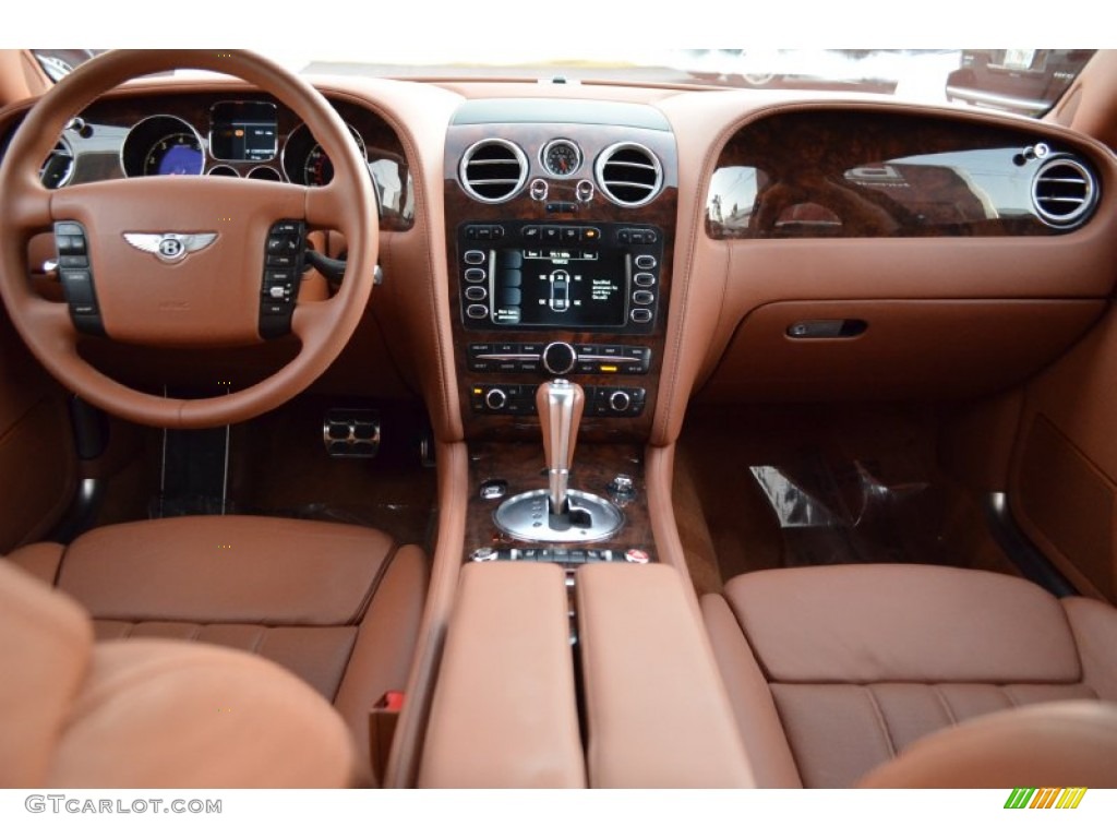 2006 Bentley Continental Flying Spur Standard Continental Flying Spur Model Cognac Dashboard Photo #88709008