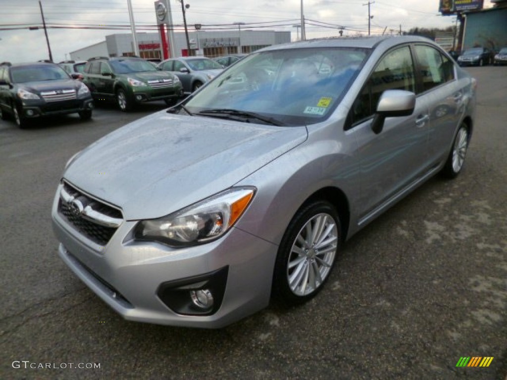 Ice Silver Metallic 2012 Subaru Impreza 2.0i Premium 4 Door Exterior Photo #88709530