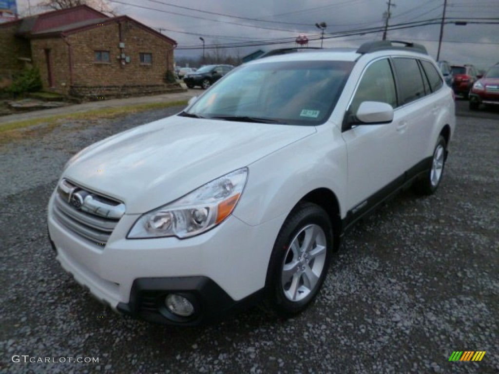 Satin White Pearl 2014 Subaru Outback 2.5i Limited Exterior Photo #88710382