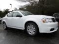 2014 Bright White Dodge Avenger SE  photo #4