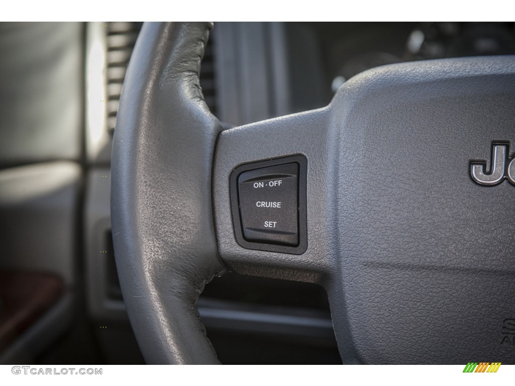 2006 Grand Cherokee Limited - Bright Silver Metallic / Medium Slate Gray photo #16