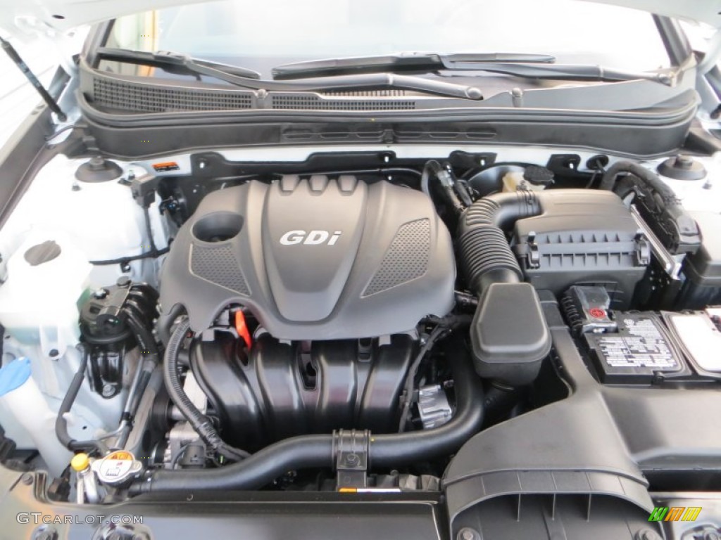 2014 Sonata GLS - Pearl White / Camel photo #5