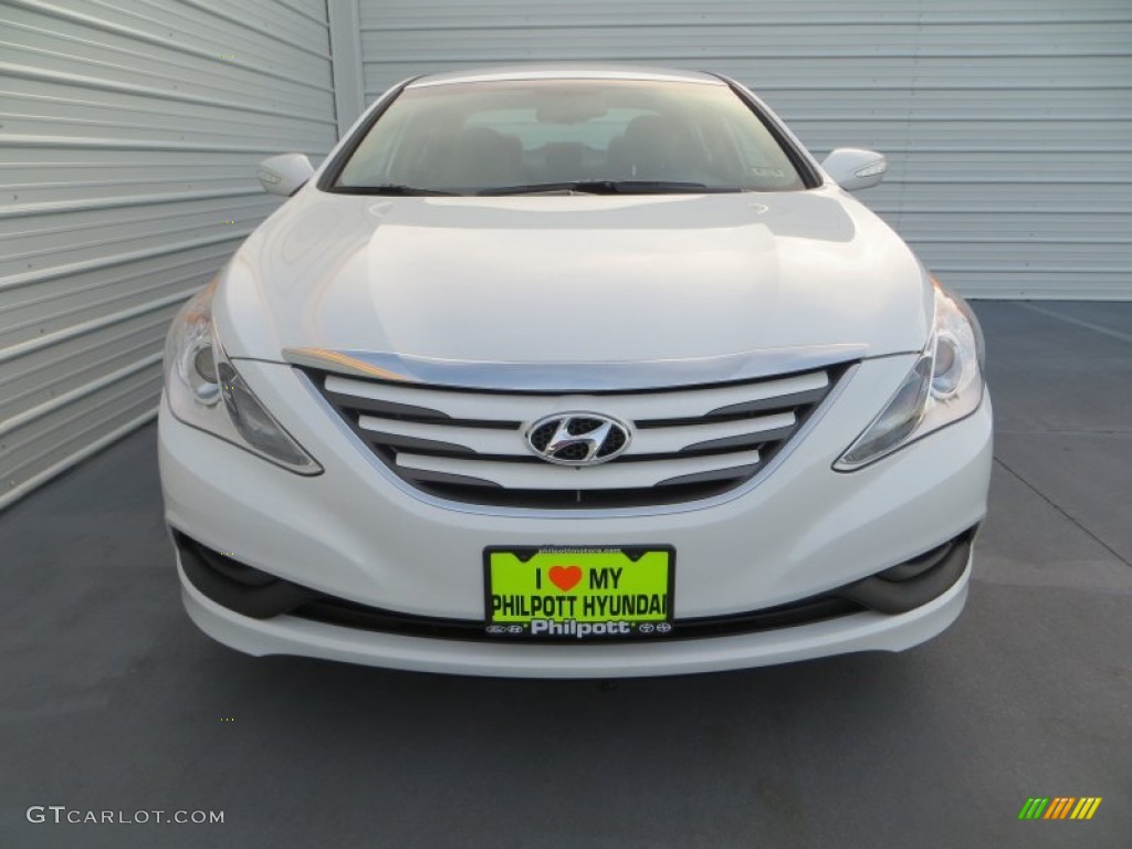 2014 Sonata GLS - Pearl White / Camel photo #9