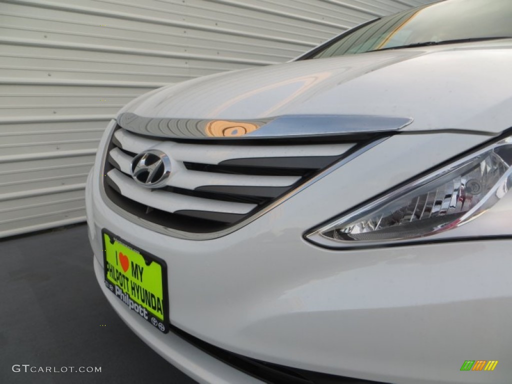 2014 Sonata GLS - Pearl White / Camel photo #11