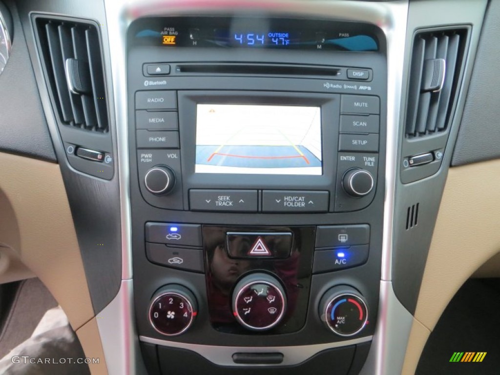 2014 Sonata GLS - Pearl White / Camel photo #27