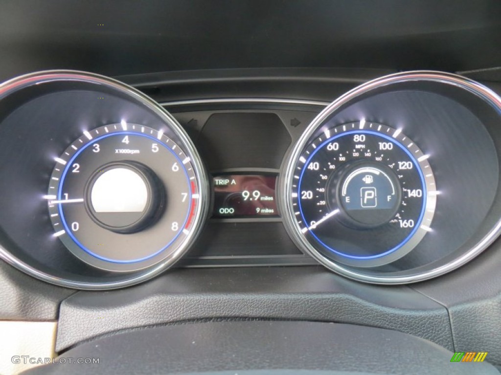 2014 Sonata GLS - Pearl White / Camel photo #32