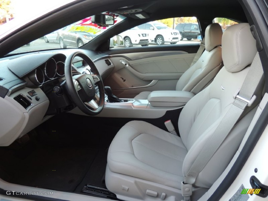 Light Titanium/Ebony Interior 2014 Cadillac CTS Coupe Photo #88715452