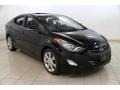 2011 Black Noir Pearl Hyundai Elantra GLS  photo #1