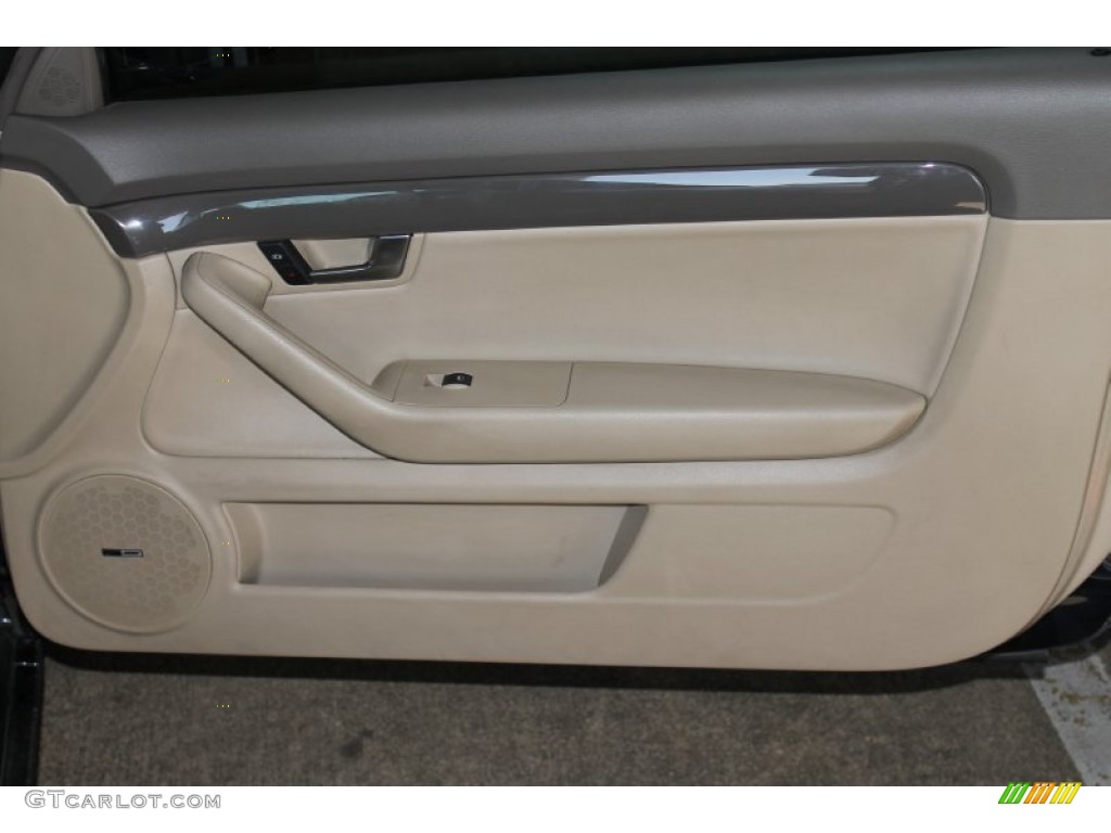 2004 A4 1.8T Cabriolet - Moro Blue Pearl Effect / Beige photo #20