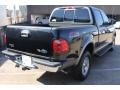 2002 Black Ford F150 Lariat SuperCrew 4x4  photo #9