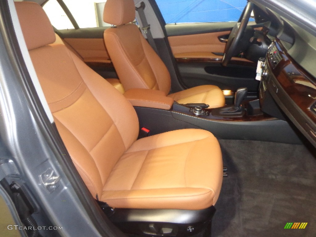 2011 3 Series 335i xDrive Sedan - Space Gray Metallic / Saddle Brown Dakota Leather photo #30