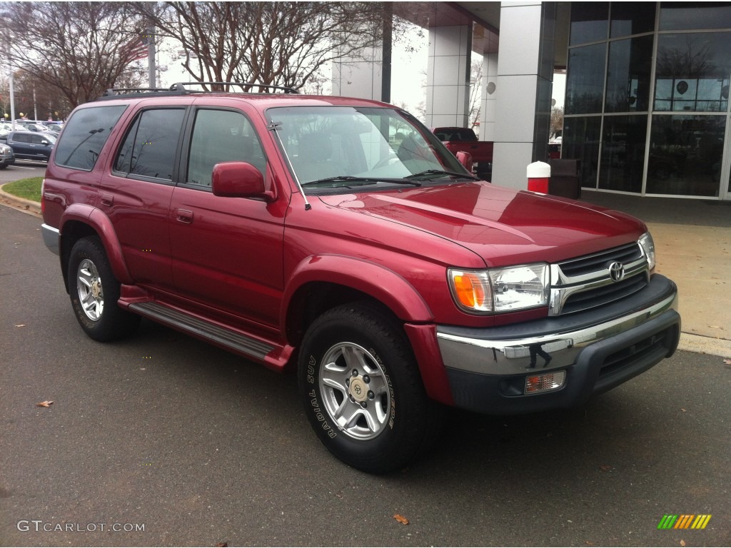 2002 4Runner SR5 - Sunfire Red Pearl / Gray photo #1