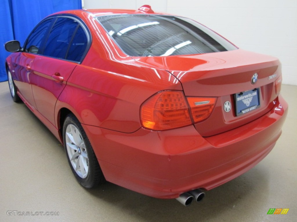 2010 3 Series 328i Sedan - Crimson Red / Beige photo #5