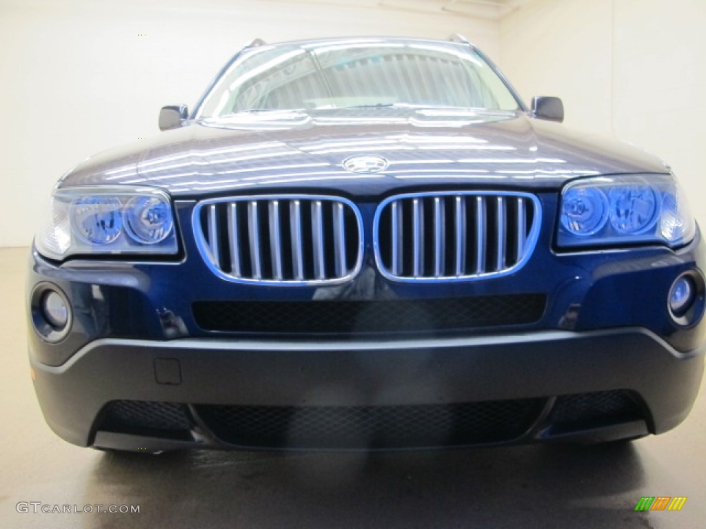 2007 X3 3.0si - Monaco Blue Metallic / Sand Beige photo #3
