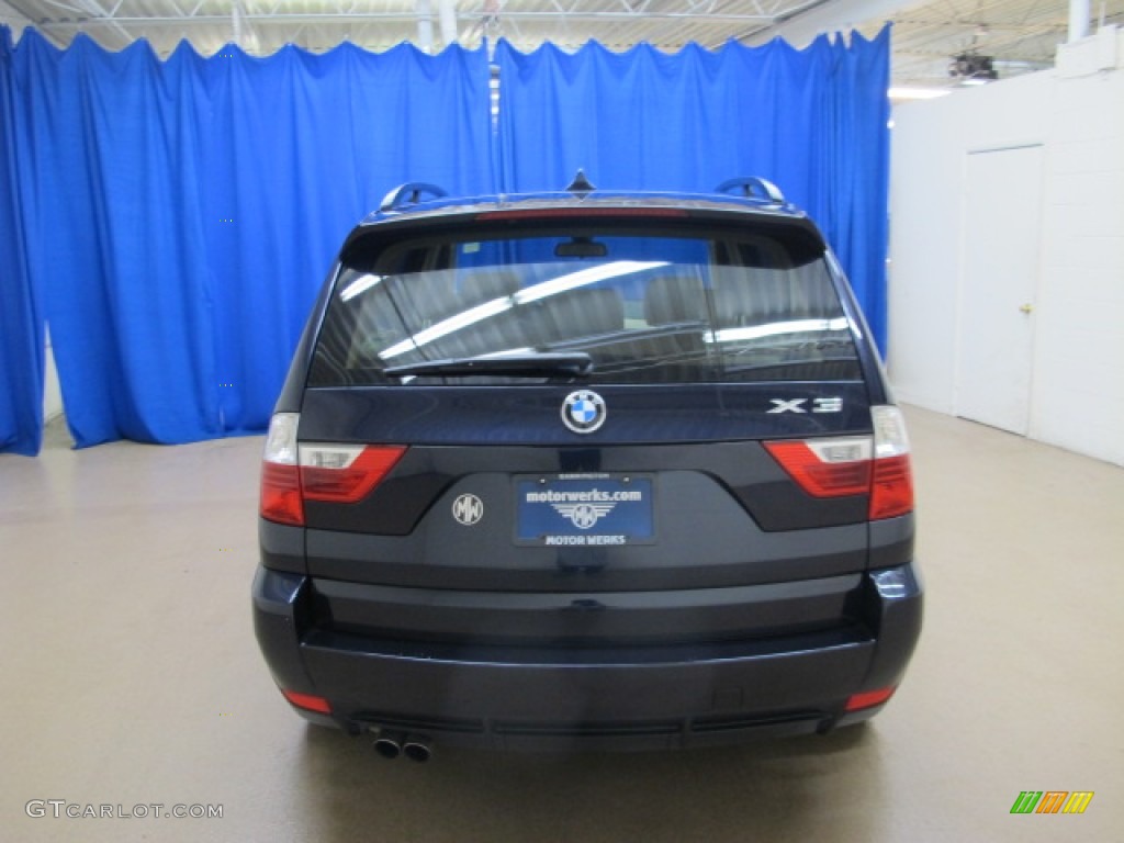 2007 X3 3.0si - Monaco Blue Metallic / Sand Beige photo #7
