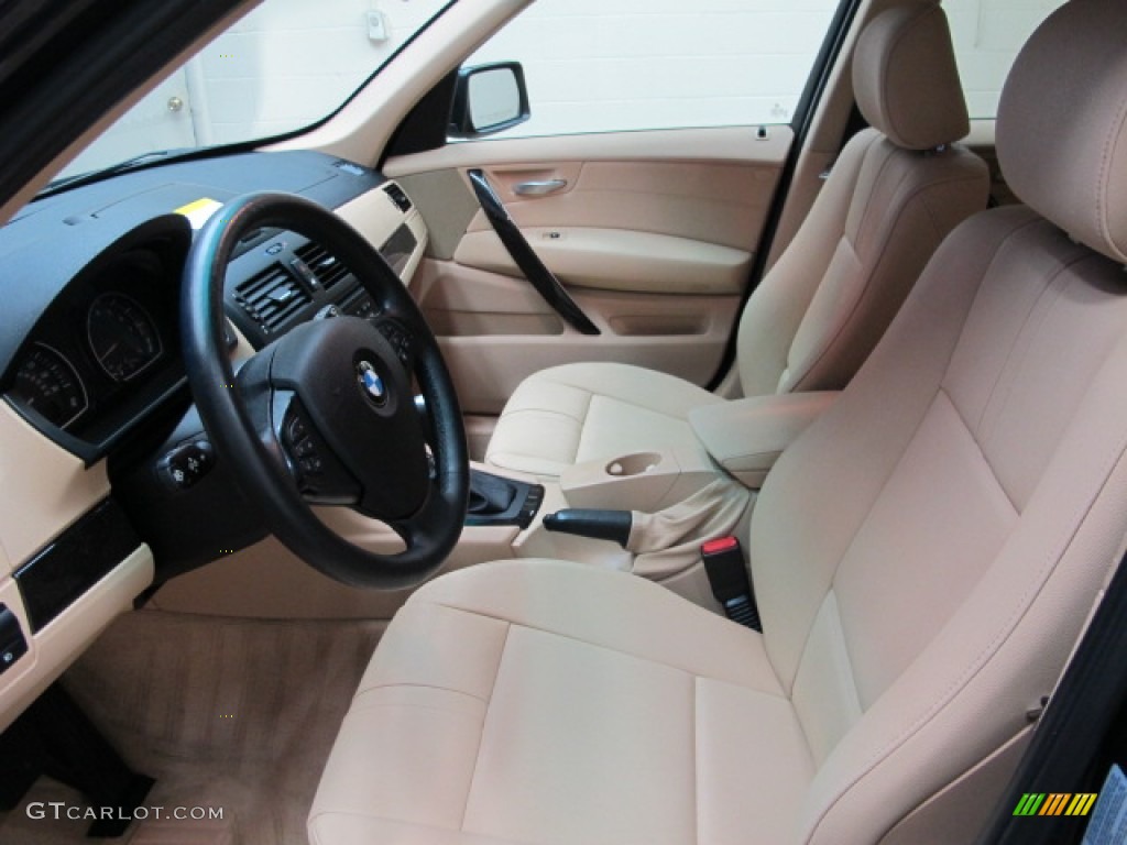 2007 X3 3.0si - Monaco Blue Metallic / Sand Beige photo #17