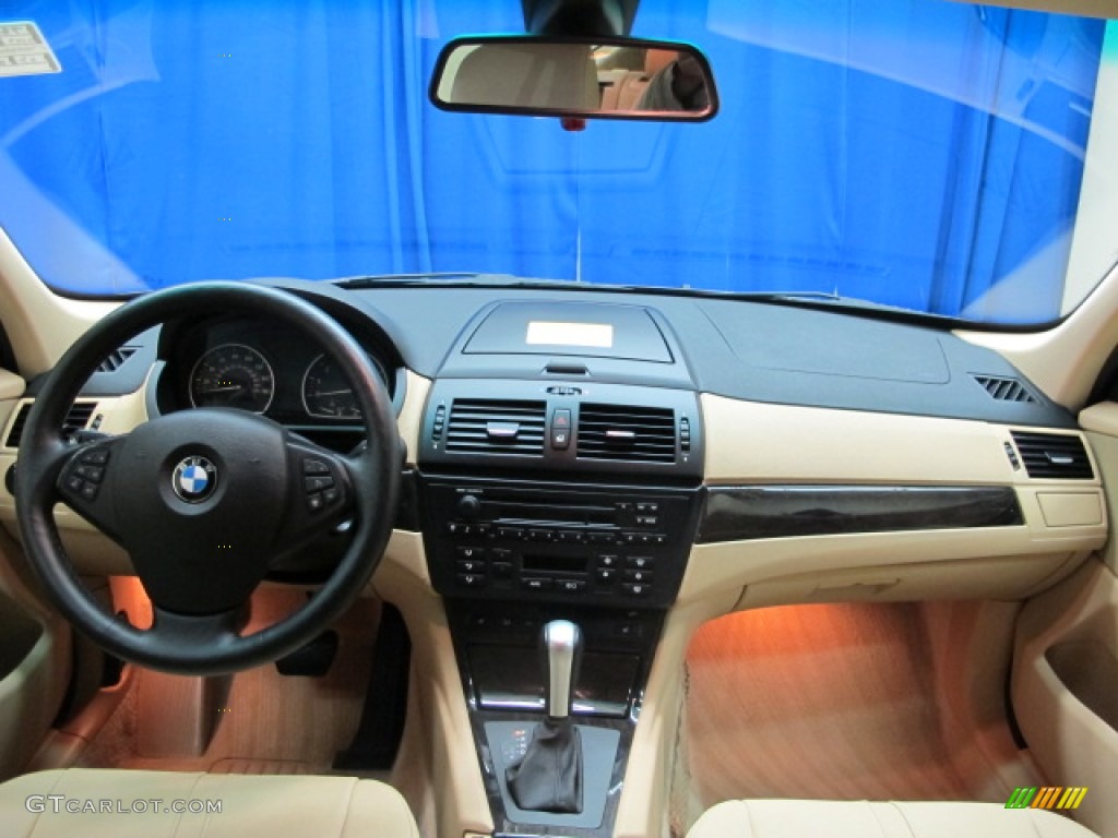 2007 X3 3.0si - Monaco Blue Metallic / Sand Beige photo #26