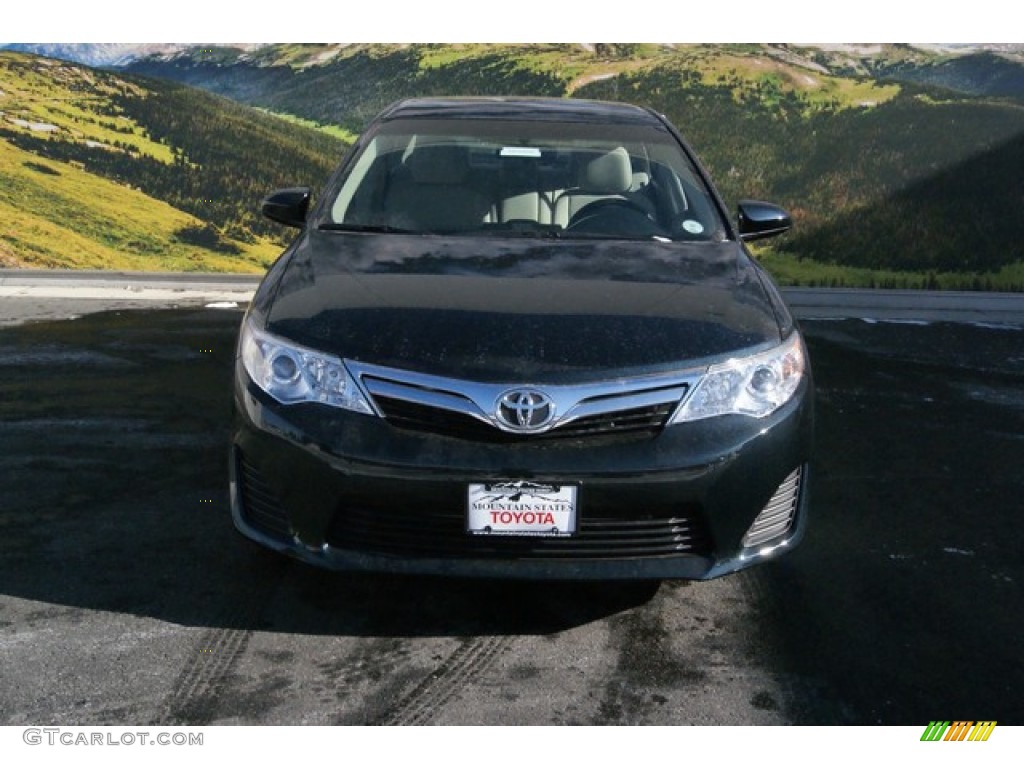 2014 Camry LE - Cosmic Gray Metallic / Ivory photo #2