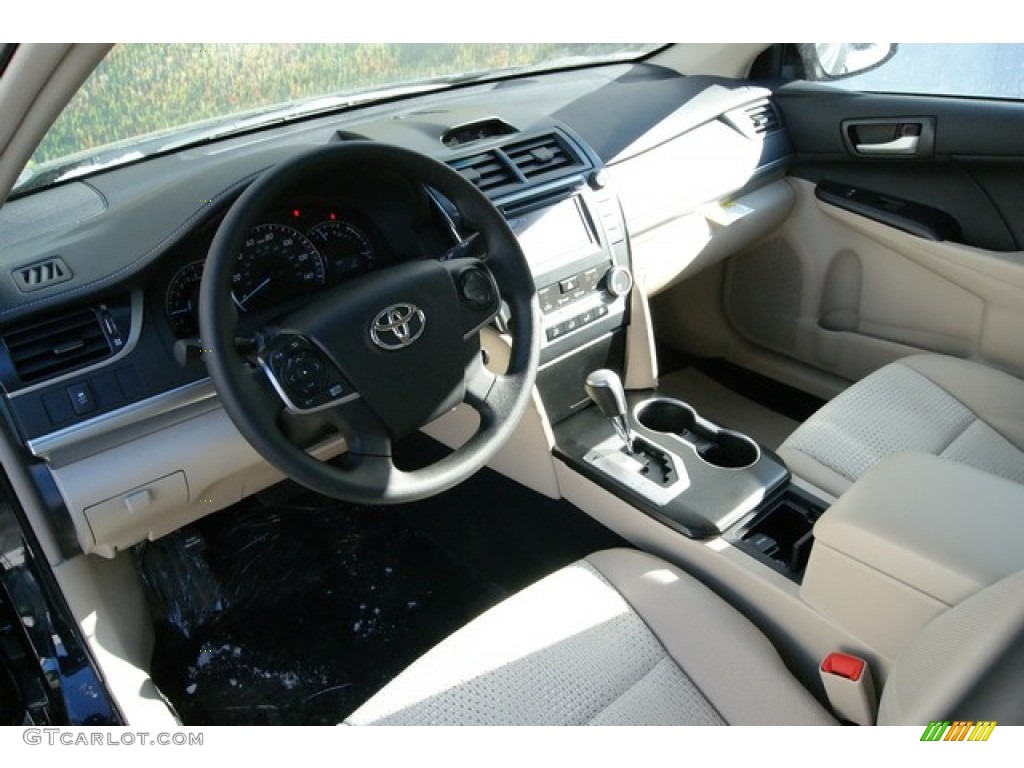 2014 Camry LE - Cosmic Gray Metallic / Ivory photo #5