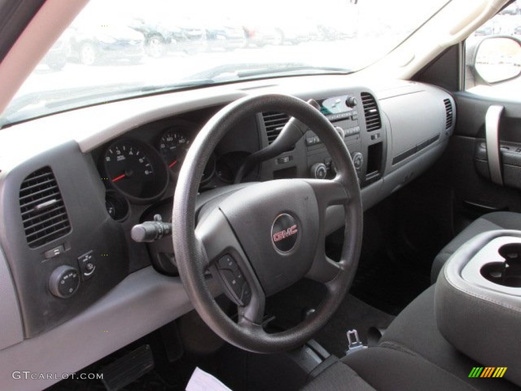 2010 Sierra 1500 SL Crew Cab 4x4 - Storm Gray Metallic / Dark Titanium photo #12