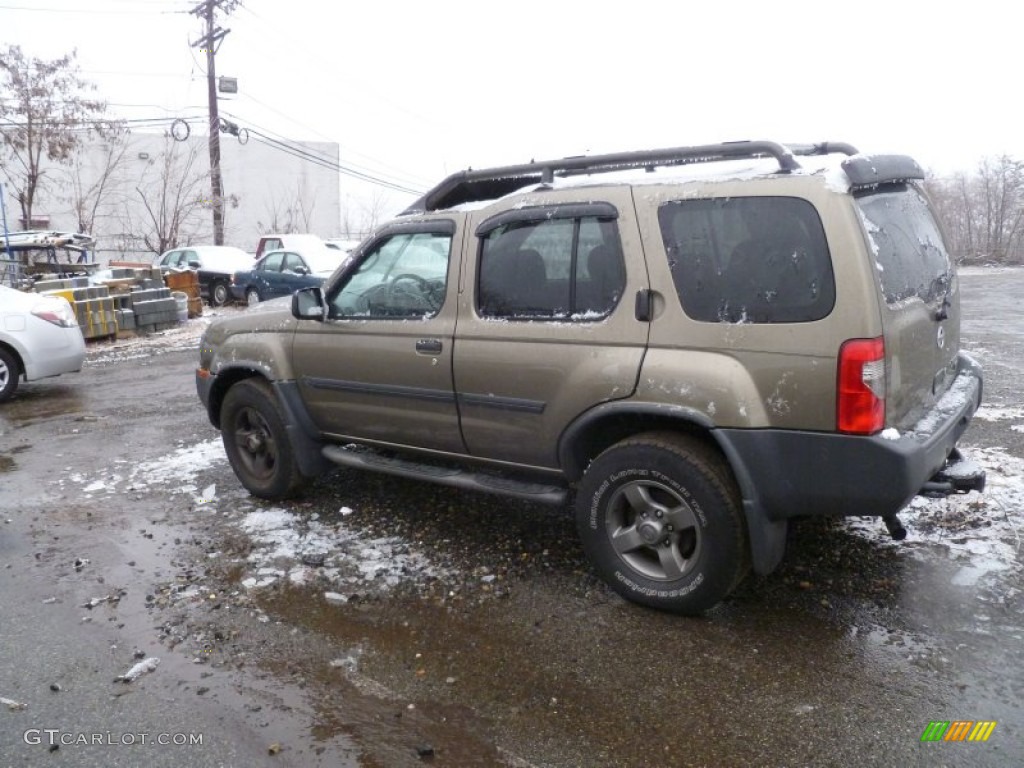 2002 Xterra SE V6 4x4 - Gold Rush Metallic / Gray Celadon photo #5
