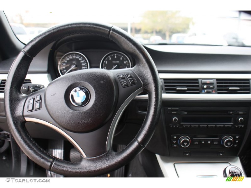 2007 3 Series 335i Convertible - Black Sapphire Metallic / Black photo #17