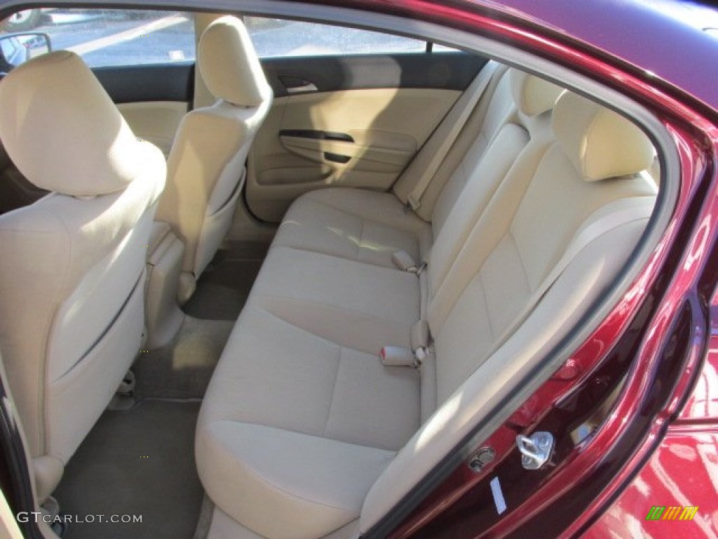 2011 Accord LX Sedan - Basque Red Pearl / Ivory photo #14