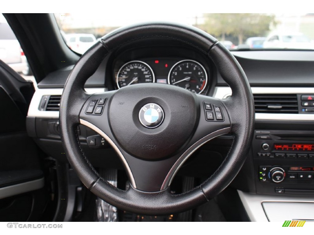2007 3 Series 335i Convertible - Black Sapphire Metallic / Black photo #28