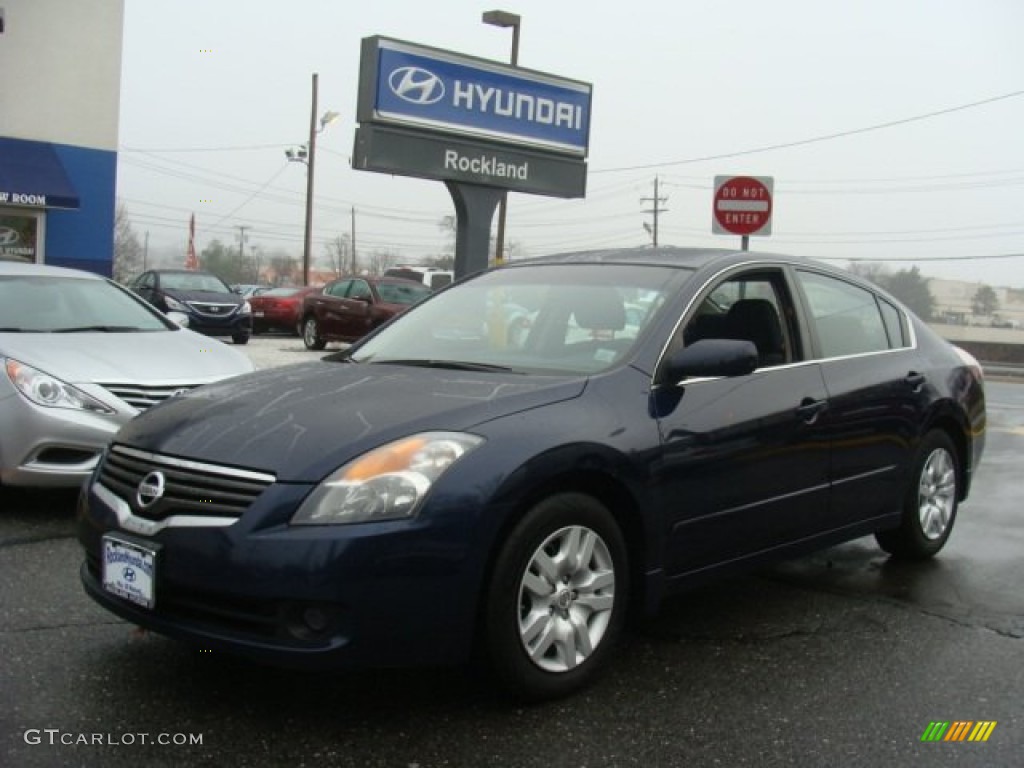 2009 Altima 2.5 S - Navy Blue Metallic / Charcoal photo #1