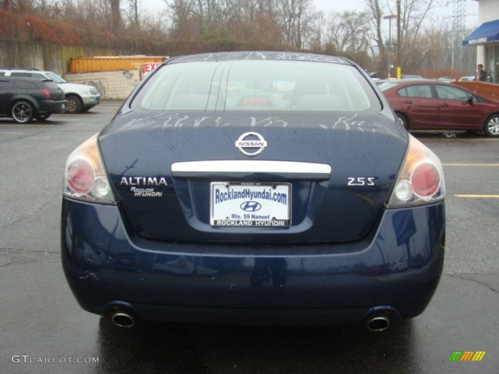 2009 Altima 2.5 S - Navy Blue Metallic / Charcoal photo #5