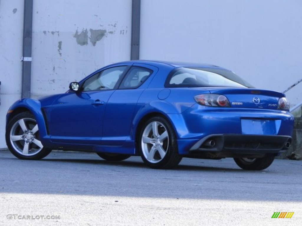 2005 RX-8 Sport - Winning Blue Metallic / Black photo #3
