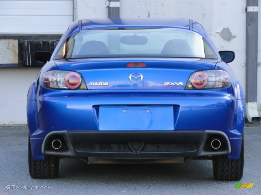 2005 RX-8 Sport - Winning Blue Metallic / Black photo #6