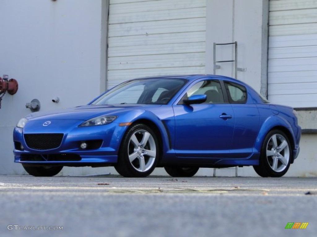 Winning Blue Metallic 2005 Mazda RX-8 Sport Exterior Photo #88730277