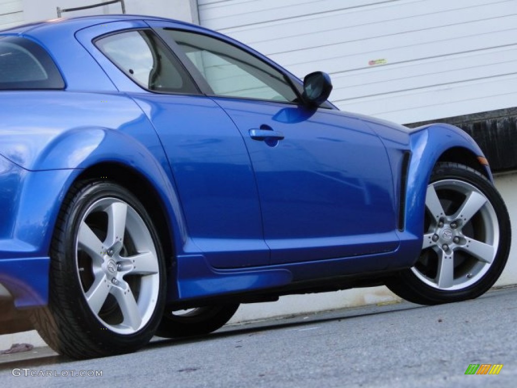 2005 RX-8 Sport - Winning Blue Metallic / Black photo #8