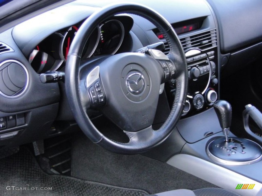 2005 RX-8 Sport - Winning Blue Metallic / Black photo #15