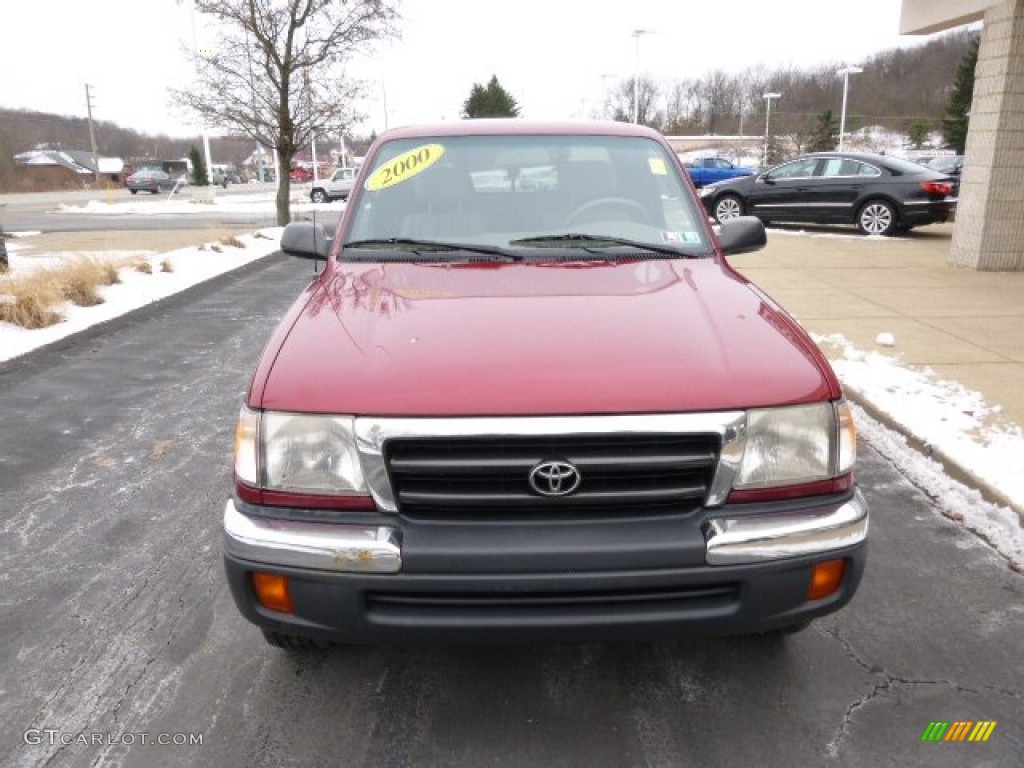 2000 Tacoma PreRunner Extended Cab - Sunfire Red Pearl / Oak photo #3