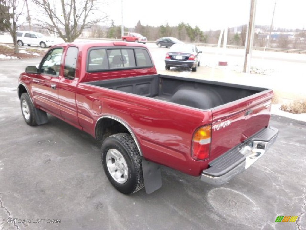 2000 Tacoma PreRunner Extended Cab - Sunfire Red Pearl / Oak photo #6