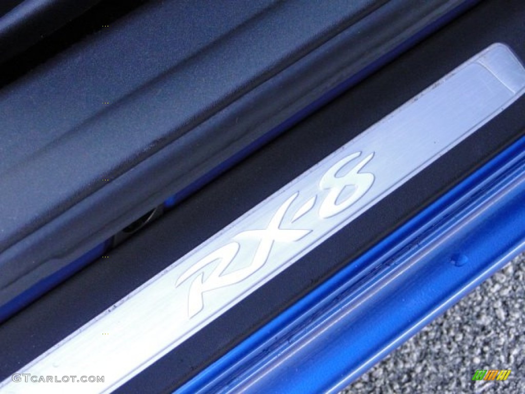 2005 RX-8 Sport - Winning Blue Metallic / Black photo #34