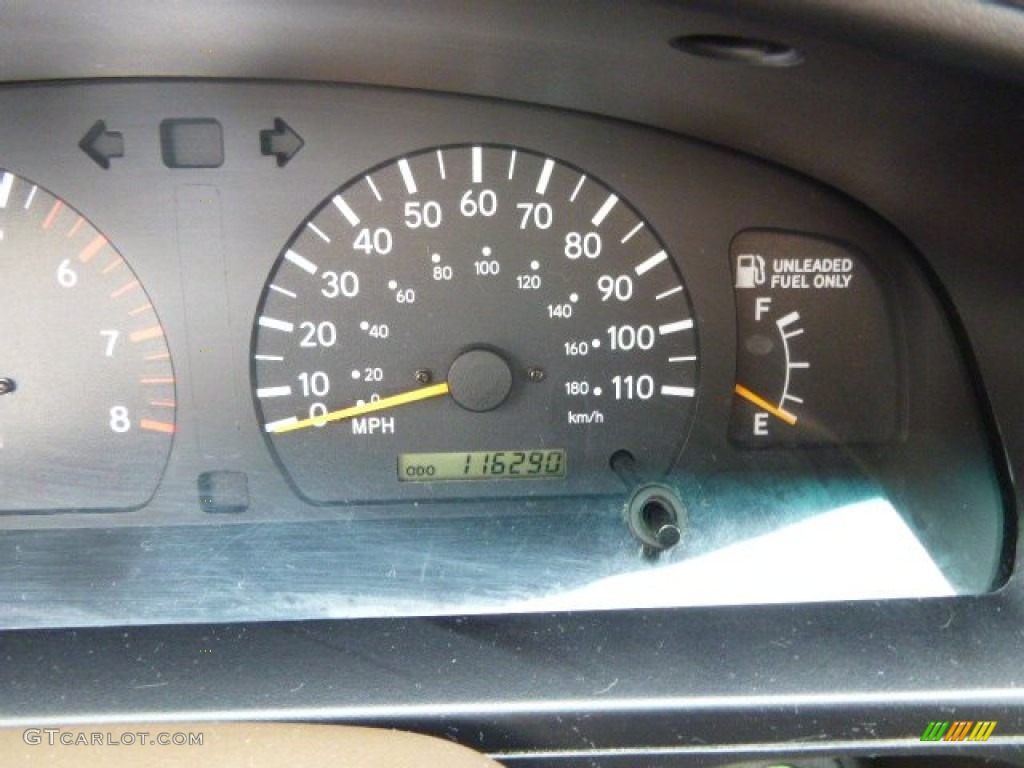 2000 Tacoma PreRunner Extended Cab - Sunfire Red Pearl / Oak photo #19