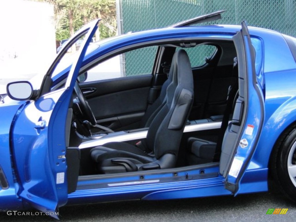2005 RX-8 Sport - Winning Blue Metallic / Black photo #44