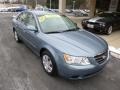 2009 Medium Silver Blue Hyundai Sonata GLS  photo #2