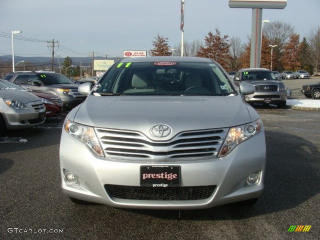 2011 Venza V6 AWD - Classic Silver Metallic / Light Gray photo #2