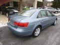 2009 Medium Silver Blue Hyundai Sonata GLS  photo #8