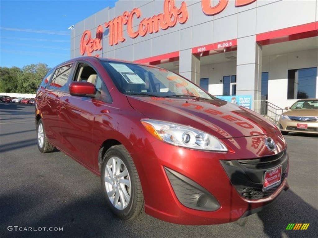 2012 MAZDA5 Sport - Copper Red Mica / Sand photo #1