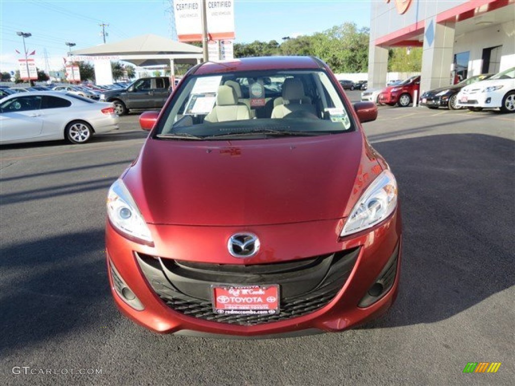 2012 MAZDA5 Sport - Copper Red Mica / Sand photo #2