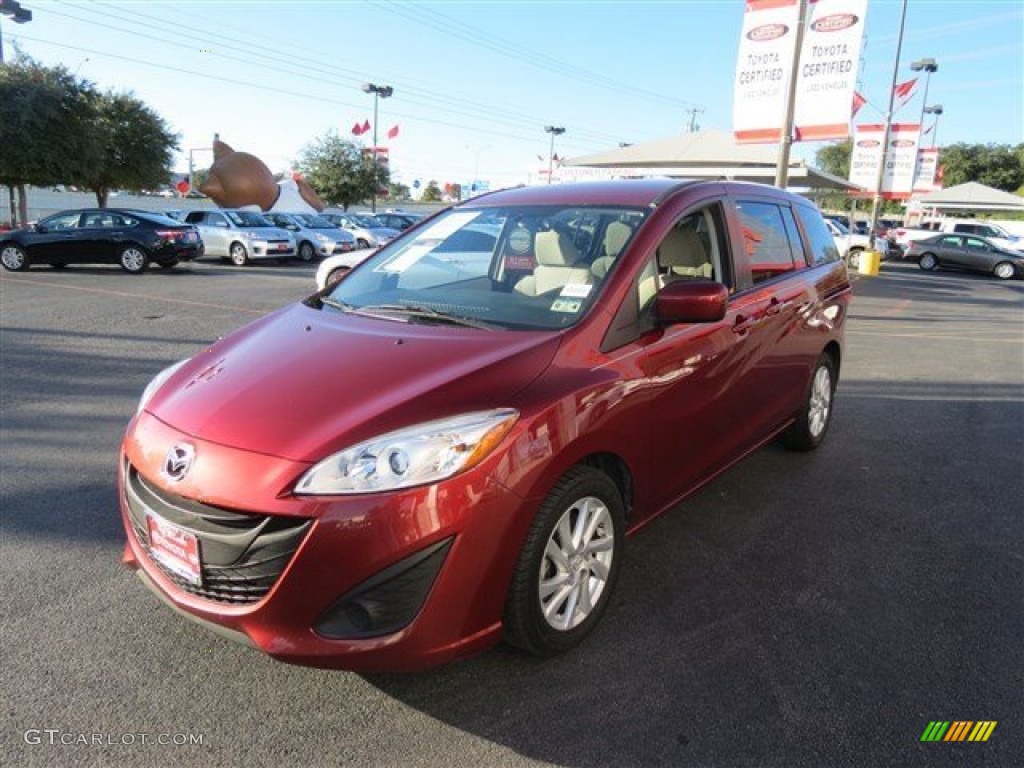 2012 MAZDA5 Sport - Copper Red Mica / Sand photo #3